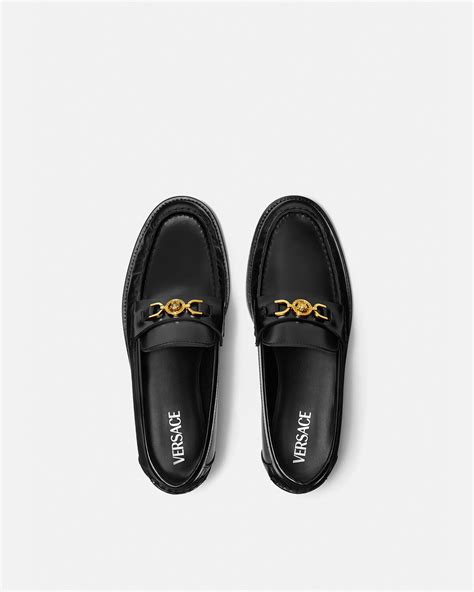 Medusa '95 Loafers Black,Gold 